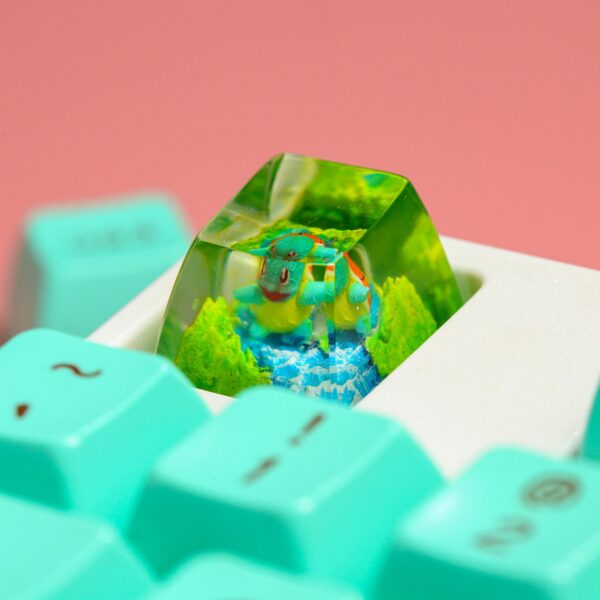 Squirtle Pokemon Artisan Keycap