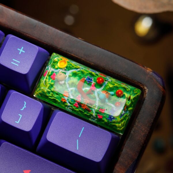 Squirtle Vs Psyduck Pokemon Artisan Backspace Keycap