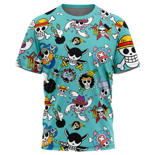 Strawhats Jolly Roger One Piece Tshirt