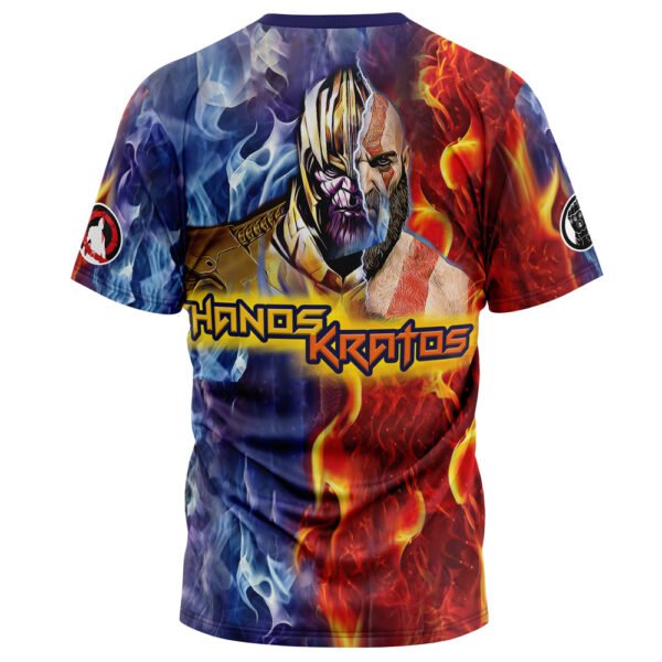 Tripping Thanos And Kratos Marvel Tshirt