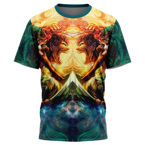 Anime Trippy Attack On Titan Tshirt