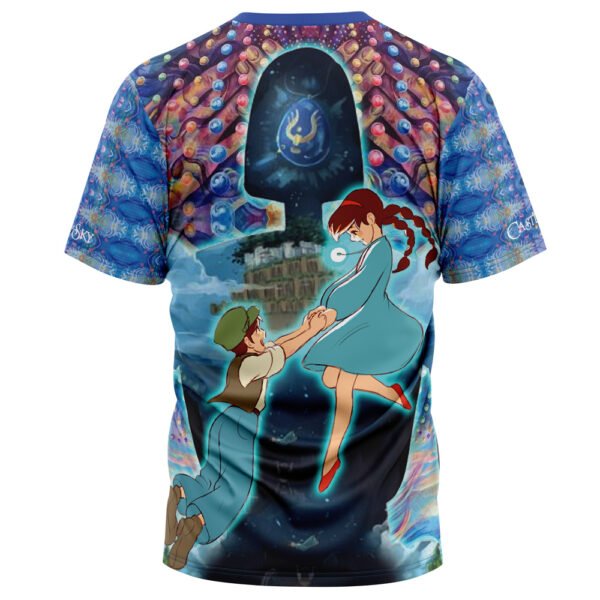 Trippy Castle In The Sky Studio Ghibli Tshirt