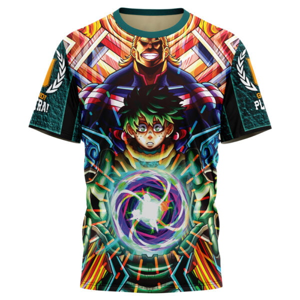 Anime Trippy Deku X All Might My Hero Academia Tshirt