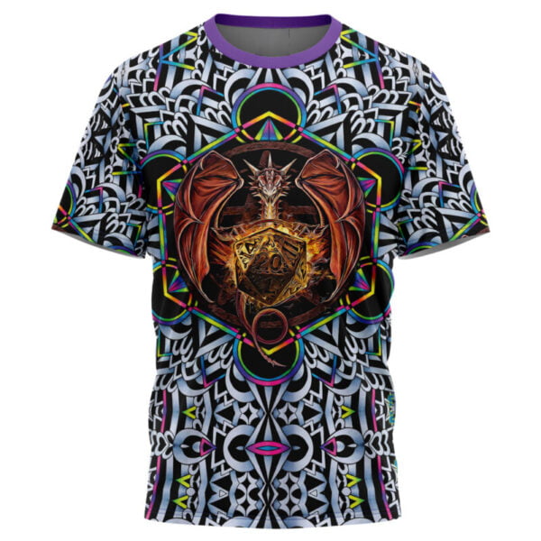 Trippy Dungeons Dragons Tshirt