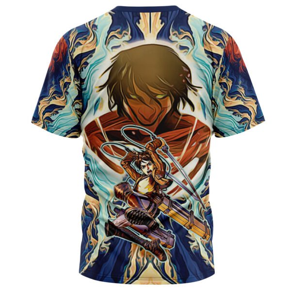 Anime Trippy Eren Yeager Attack On Titan Tshirt