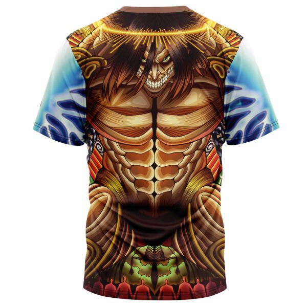 Anime Trippy Eren Yeager Timeskip Attack On Titan Tshirt