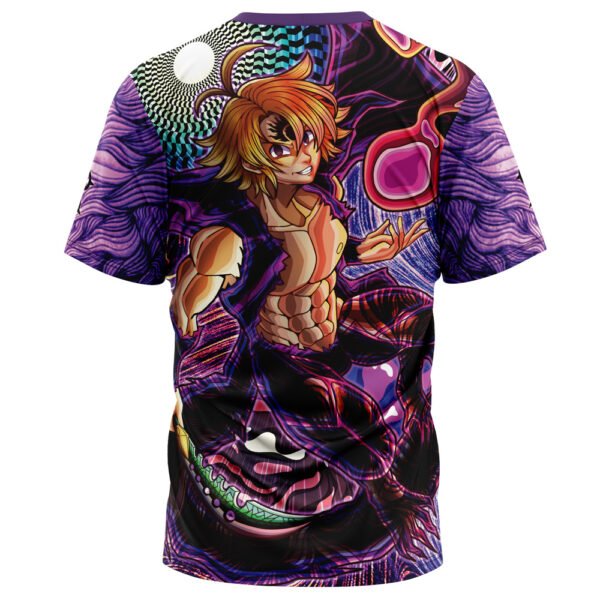 Anime Trippy Meliodas Assault Mode Seven Deadly Sins Tshirt