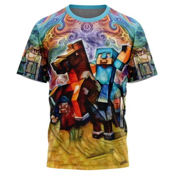 Trippy Minecraft Tshirt