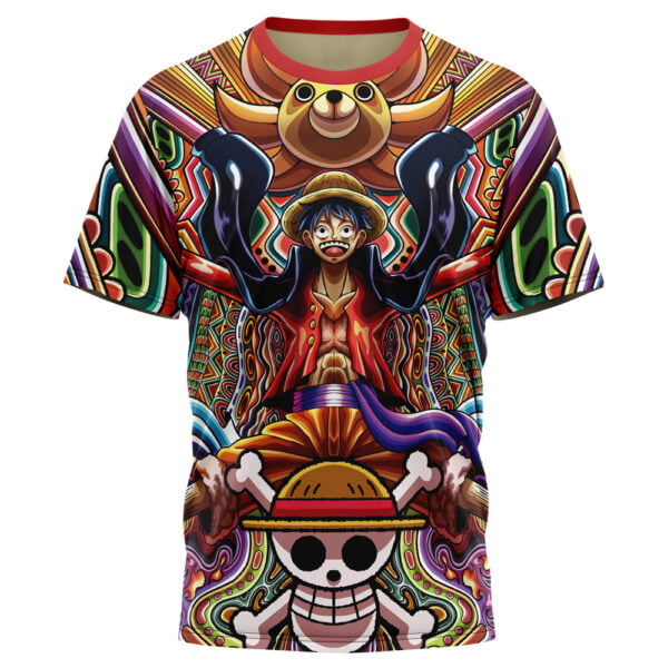 Trippy Monkey D Luffy One Piece Tshirt