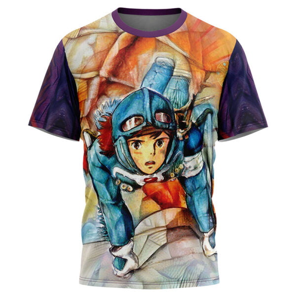 Trippy Nausicaa Of The Valley Of The Wind Studio Ghibli Tshirt