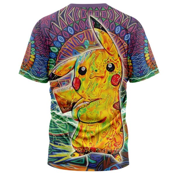 Trippy Pikachu Pokemon Tshirt