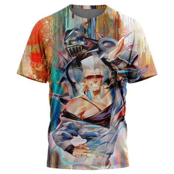 Anime Trippy Polnareff Silver Chariot Jojos Bizarre Adventure Tshirt Anime