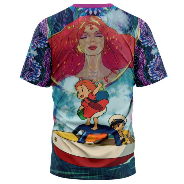 Trippy Ponyo Studio Ghibli Tshirt