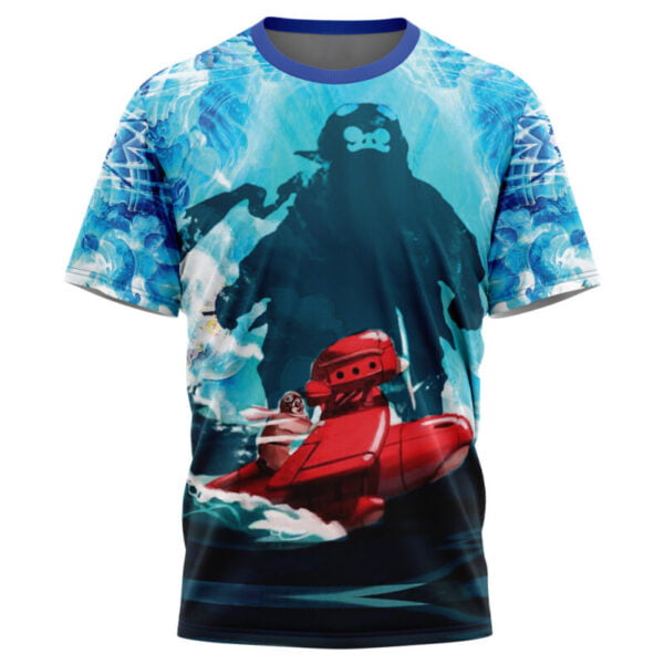 Trippy Porco Rosso Studio Ghibli Tshirt