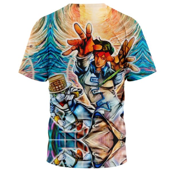 Anime Trippy Rohan Kishibe Heavens Door Jojos Bizarre Adventure Tshirt Anime