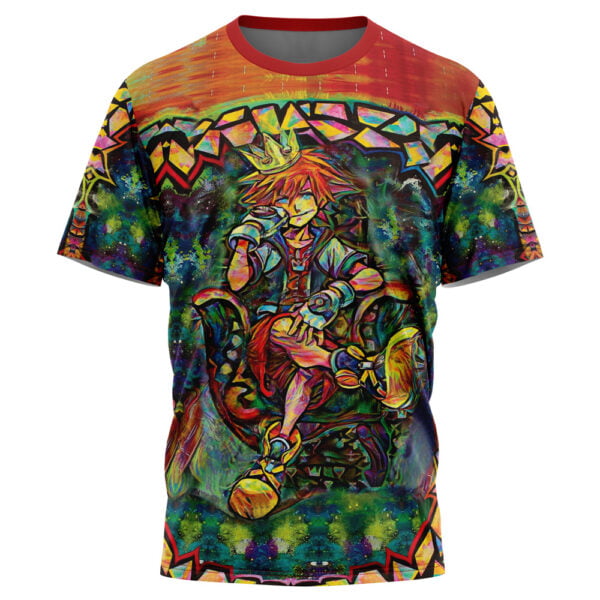 Trippy Sora Kingdom Hearts Tshirt