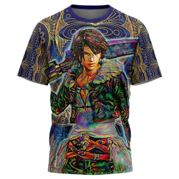 Trippy Squall Final Fantasy 8 Tshirt