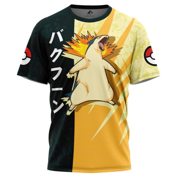 Typhlosion Attack Pokemon T Shirt