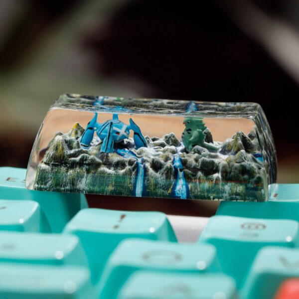 Tyranitar And Metagross Pokemon Artisan Backspace Keycap