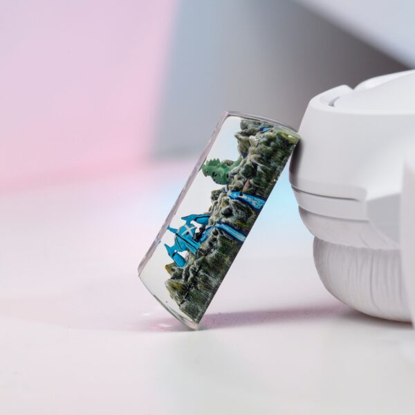 Tyranitar And Metagross Pokemon Artisan Backspace Keycap