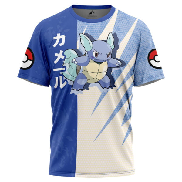 Wartortle Attack Pokemon T Shirt