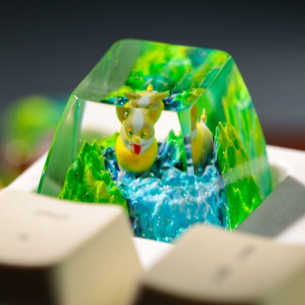 Yamper Pokemon Artisan Keycap