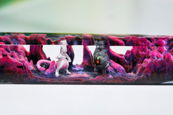 Zarude Darkrai Mewtwo Artisan Spacebar Keycap