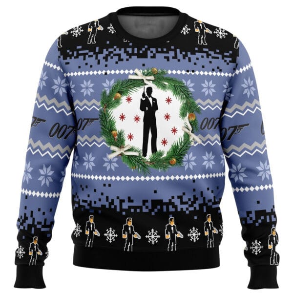 007 James Bond Ugly Christmas Sweater