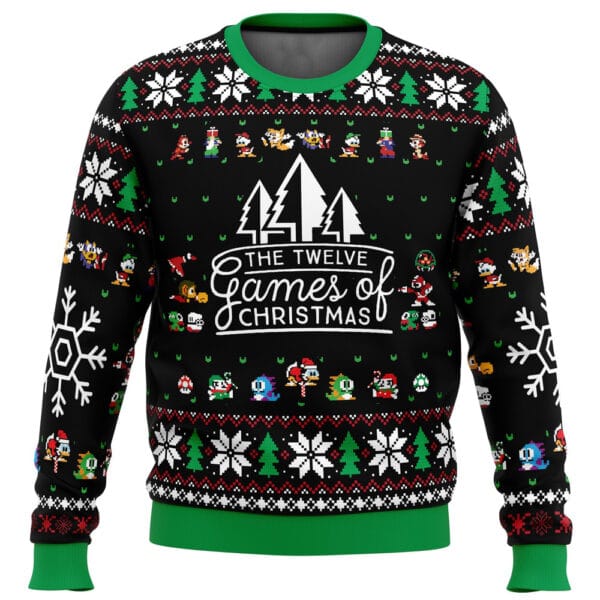 12 Games Of Christmas Ugly Christmas Sweater