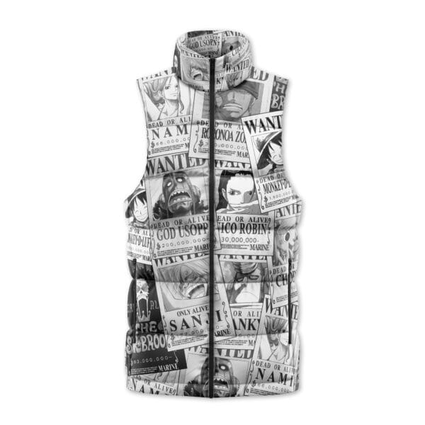 Aloha Strawhat One Piece Sleeveless Down Jacket