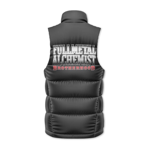 Alphonse Elric Fullmetal Alchemist Sleeveless Down Jacket