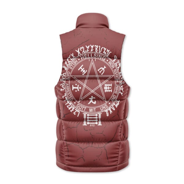 Alucard Eyes V2 Hellsing Sleeveless Down Jacket