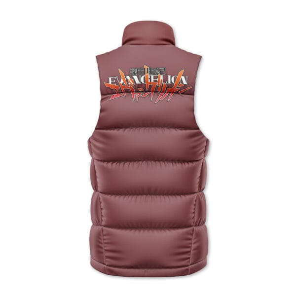 Asuka Langley Sohryu X Eva 02 Neon Genesis Evangelion Sleeveless Down Jacket