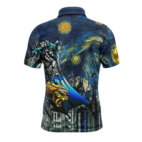 Batman Starry Dark Knight Polo Goft Shirt