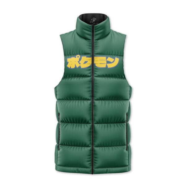 Bug Type Pokemon Sleeveless Down Jacket