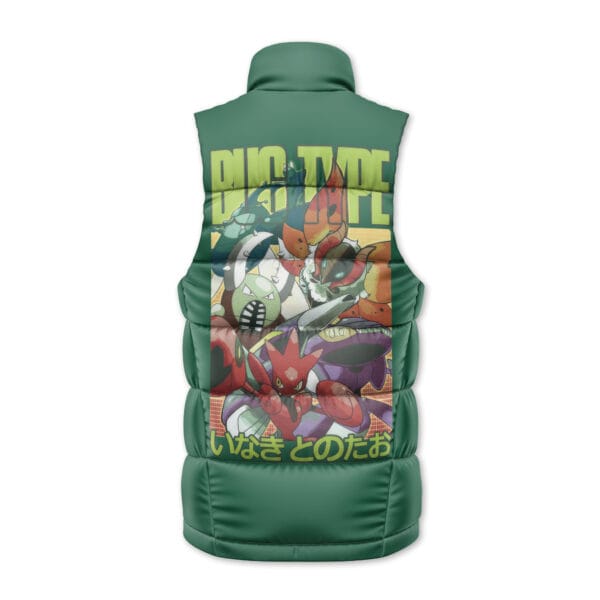 Bug Type Pokemon Sleeveless Down Jacket