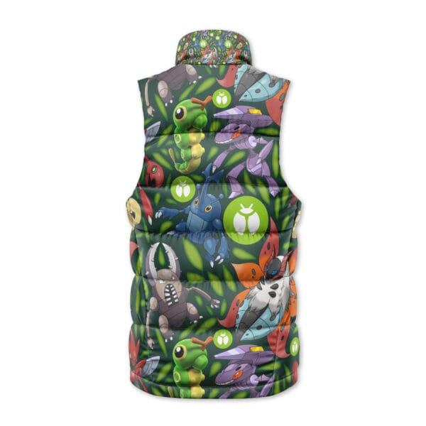 Bug Type Pokemon Sleeveless Down Jacket 2