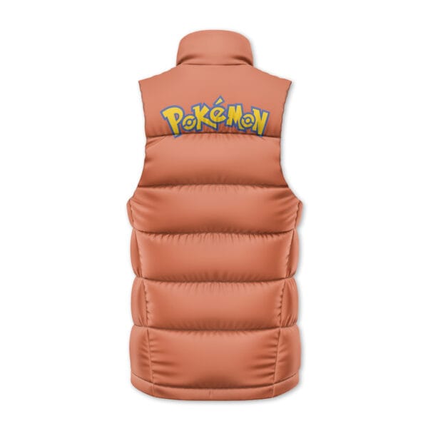 Charmander Pokemo Sleeveless Down Jacket