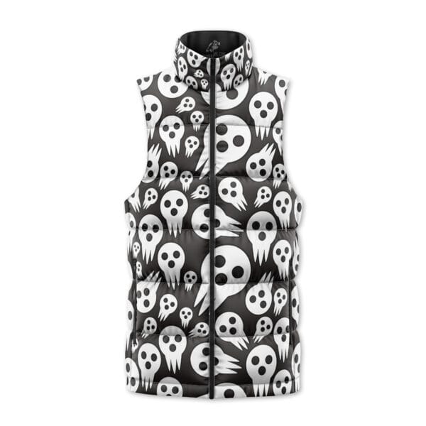 Death The Kid Soul Eater Sleeveless Down Jacket