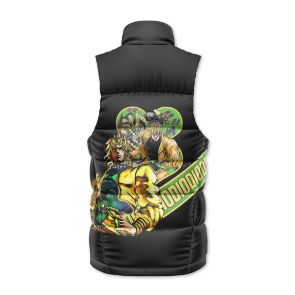 Anime Dio Brando Jojos Bizarre Adventure Sleeveless Down Jacket
