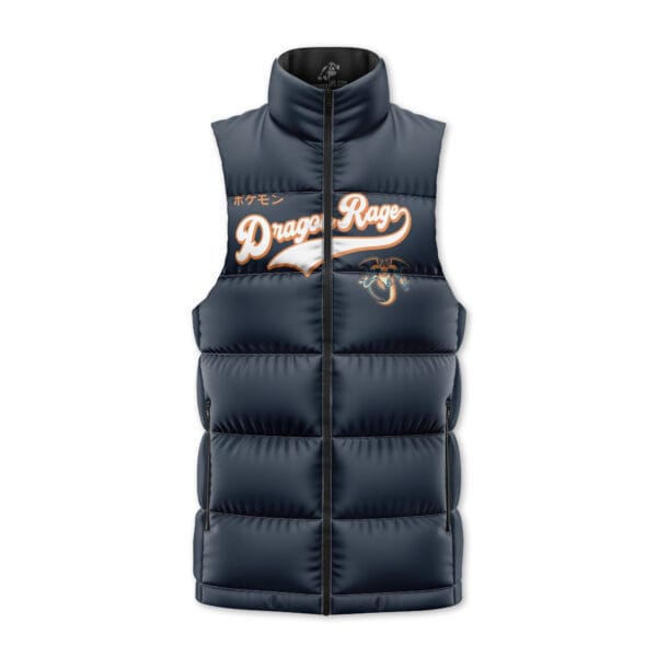 Dragon Rage Pokemon Sleeveless Down Jacket