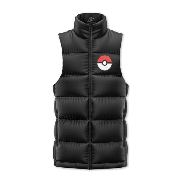 Dragonite Pokemon Sleeveless Down Jacket