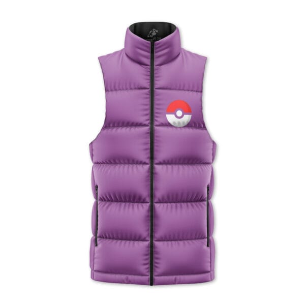 Espeon Pokemon Sleeveless Down Jacket