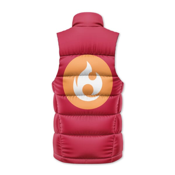 Fire Spinners Pokemon Sleeveless Down Jacket