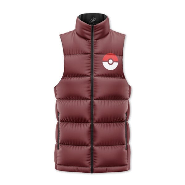 Flareon Pokemon Sleeveless Down Jacket