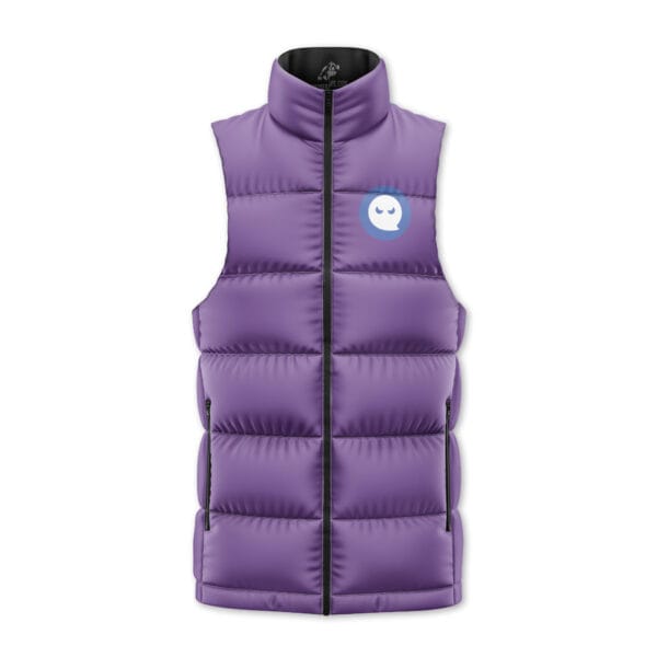 Gengar Pokemon V2 Sleeveless Down Jacket