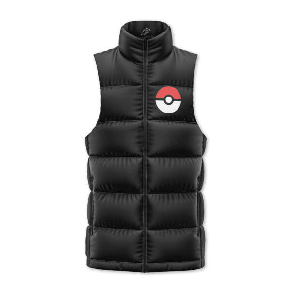 Gengar V2 Pokemon Sleeveless Down Jacket