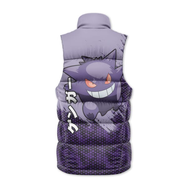 Gengar V3 Pokemon Sleeveless Down Jacket 2