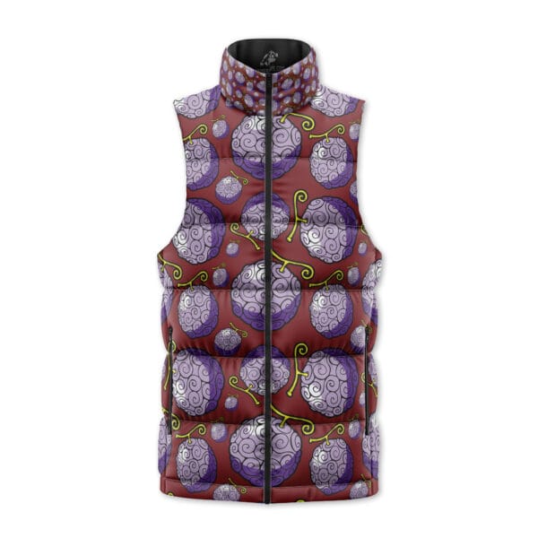 Gomu Gomu No Mi One Piece Sleeveless Down Jacket