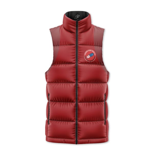 Good For Health Pattern Akira Sleeveless Down Jacket